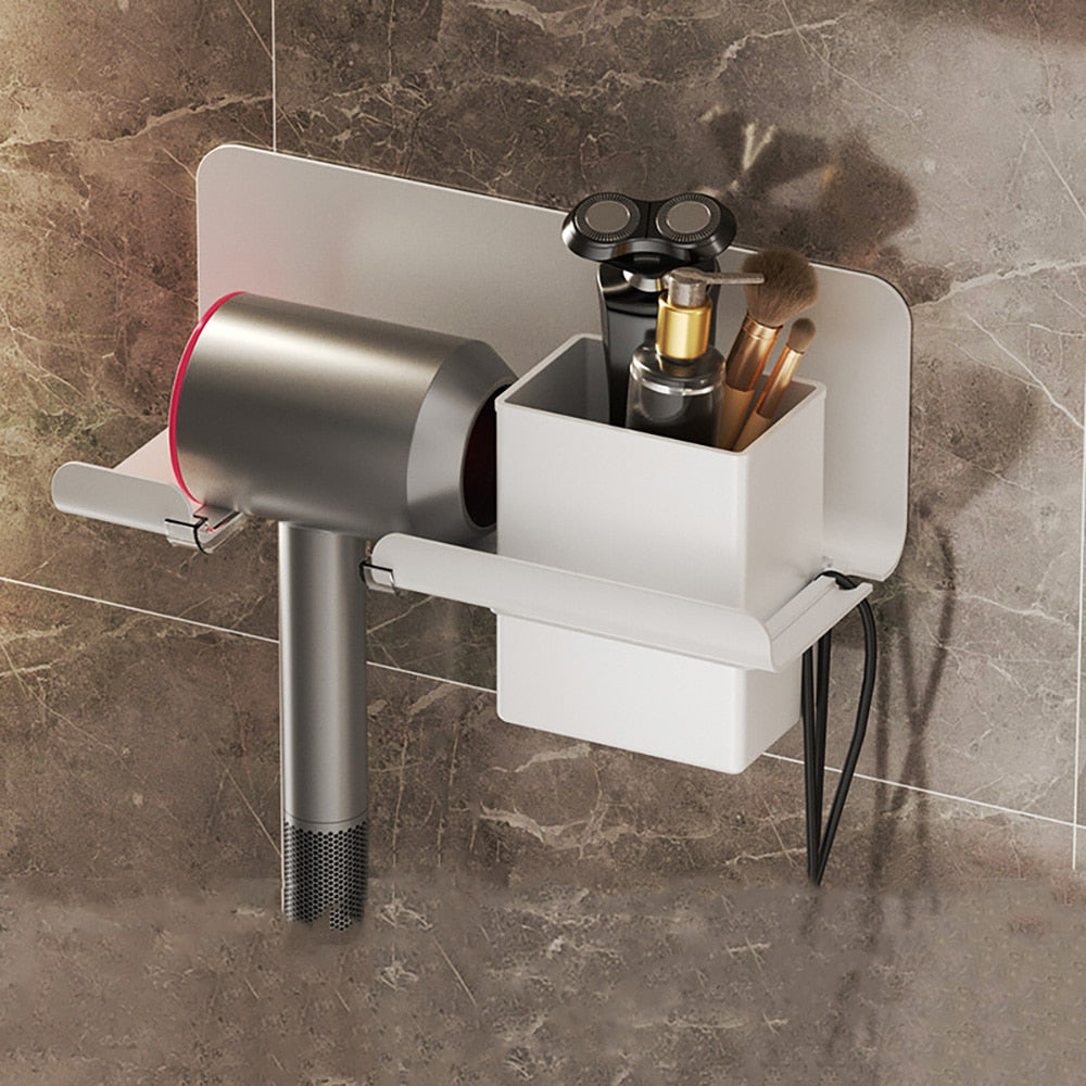 Hair Dryer Holder Bathroom
