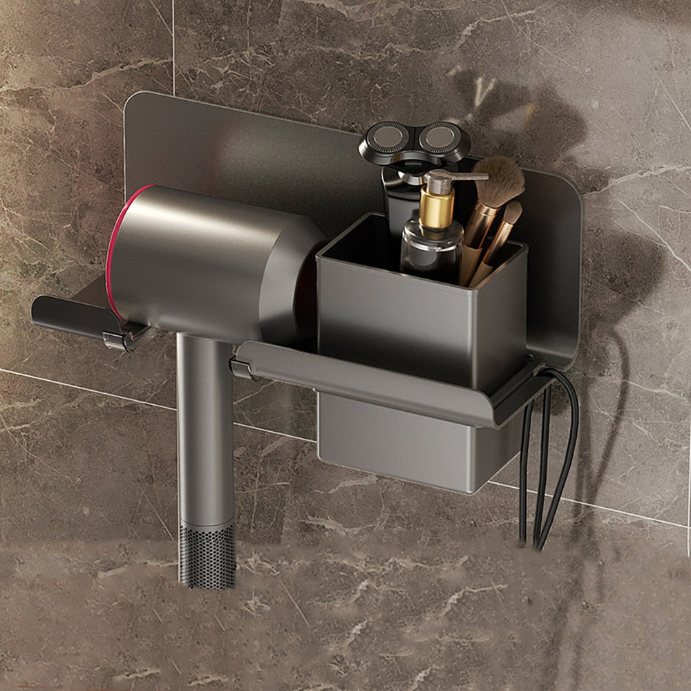 Hair Dryer Holder Bathroom