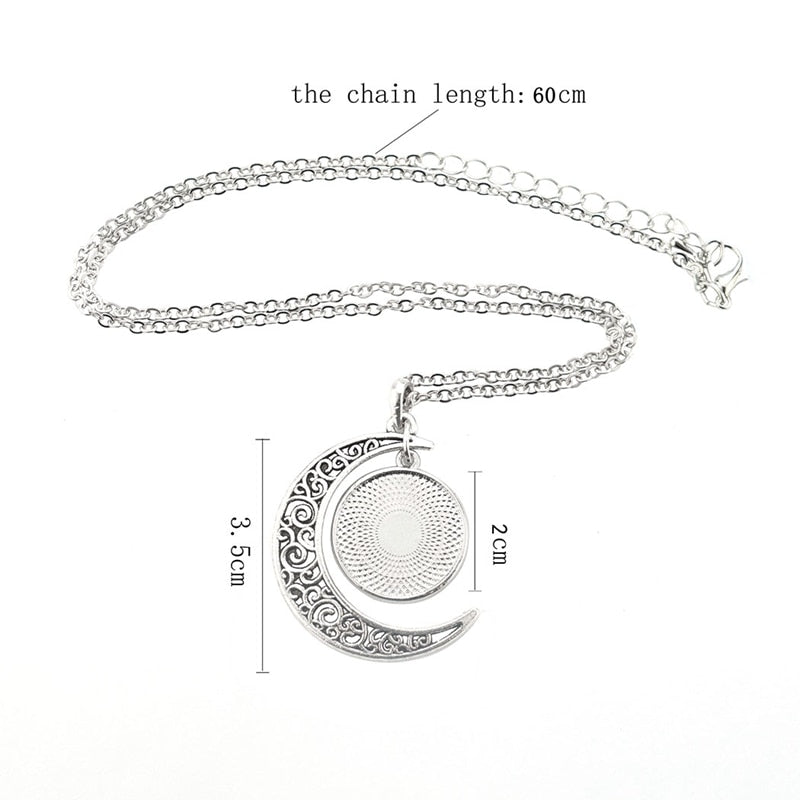 Zodiac Signs Moon Necklace