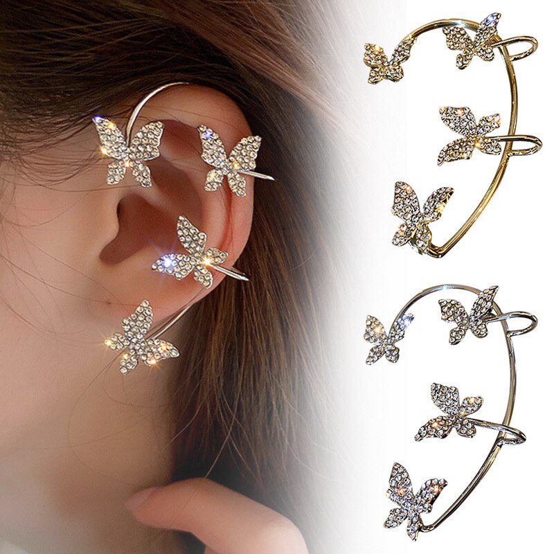 Butterfly Tassel Flowers Earrings