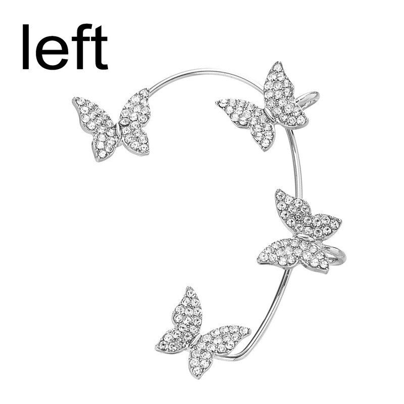 Butterfly Tassel Flowers Earrings