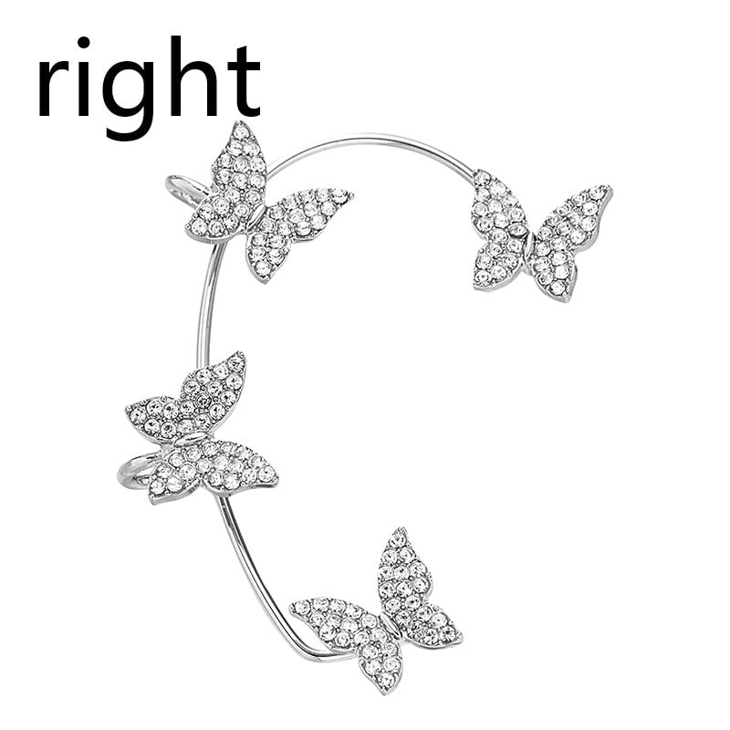 Butterfly Tassel Flowers Earrings